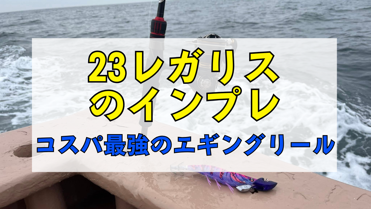 23レガリスのエギング実釣インプレ！番手選びと失敗しないコスパ最強リールの選び方